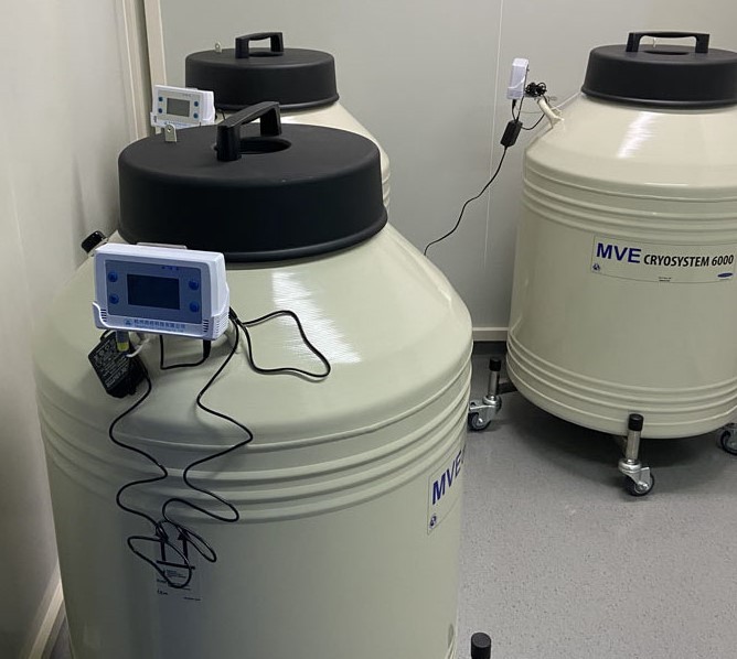 北京中科院國家干細胞庫低溫液氮4G無線溫度液位監控系統